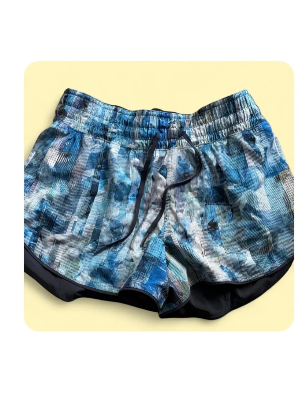 lululemon athletica Blue Multi Athletic Shorts